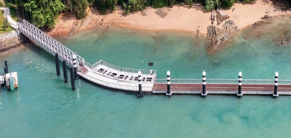 Sisters' Islands Marine Park floating boardwalk