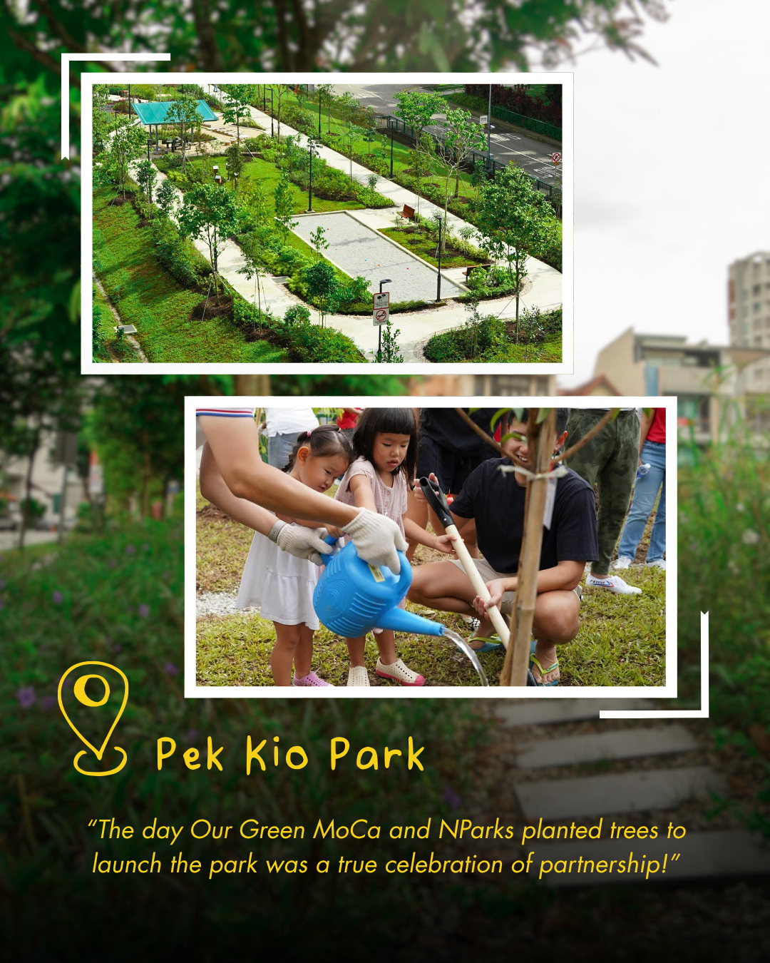 Community involvement in green space development